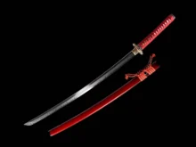 Fully Sharpened Japanese Samurai Katana Sword T10 Steel Real Clay Tempered Blade