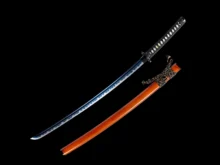 Iaito Katana Unsharp Dull Blade 1060 Carbon Steel Full Tang Japanese Sword