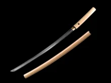 Full Handmade Japanese Shirasaya Sword Katana Clay Tempered Full Tang Blade