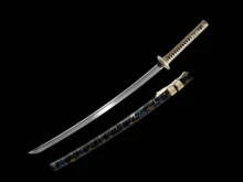 Japanese Iaito Katana Unsharp Dull Blade 1060 Carbon Steel Full Tang Sword Dragon Theme