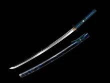Iaito Japanese sword Handmade Unokubi-Zukuri Blade Full Tang 9206 Spring Steel