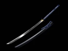 Naginata Hand Forged Japanese Samurai Sword Clay Tempered Folded Steel Unokubi-Zukuri Blade