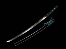 Handmade Japanese Samurai Sword Katana 9260 Spring Steel Blade Iron Tsuba