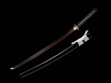 Folded Steel Clay Tempered Blade Japanese Samurai Sowrd Full Tang Blade Katana